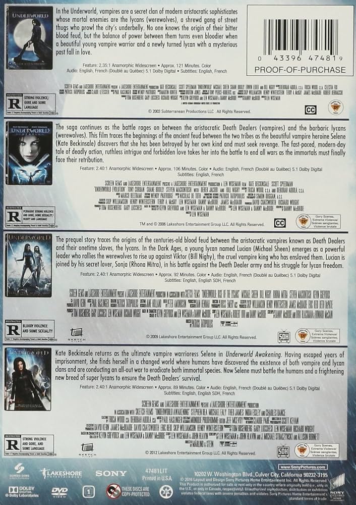 (未使用･未開封品)　アンダーワールド・ストーリー [DVD] v1yptgt Amazon.co.jp: アンダーワールド [DVD] : ケイト